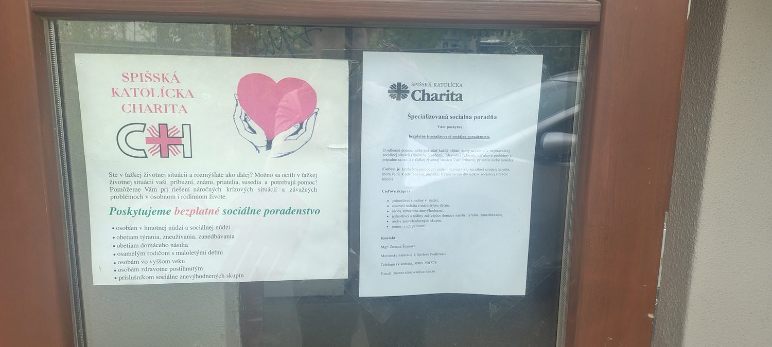 Špecializované sociálne poradenstvo Spišské Podhradie